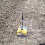 Nuclear Density Gauge is utilized to establish the percentage of compaction.